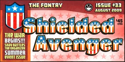 CFB1 Shielded Avenger Font Poster 4
