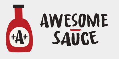 Awesome Sauce Font Poster 5