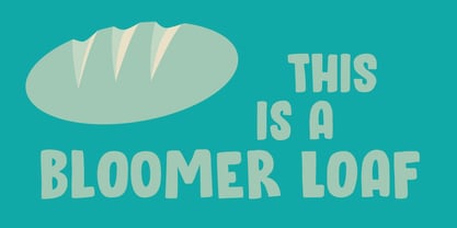 Bloomer Font Poster 3