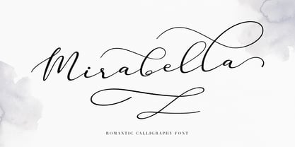 Mirabella Font Poster 1
