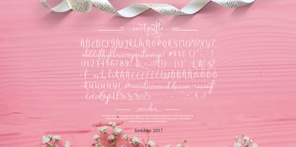 Sweetgentle Font Poster 6