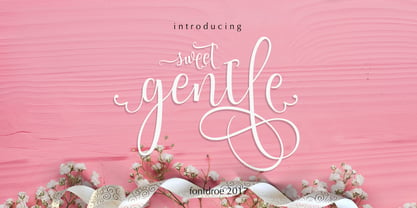Sweetgentle Font Poster 7