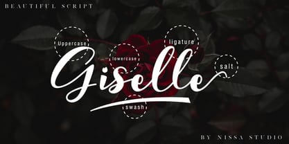Giselle Font Poster 5
