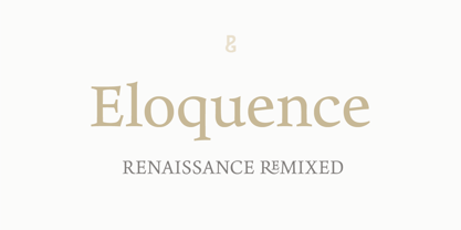 Eloquence Font Poster 1