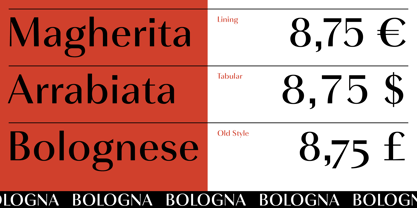 Bologna Font Poster 15