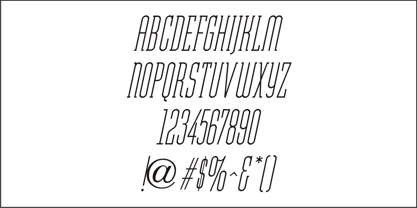 Department Store JNL Font Poster 1