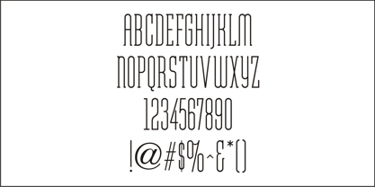 Department Store JNL Font Poster 3