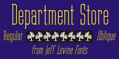 Department Store JNL Font Poster 5