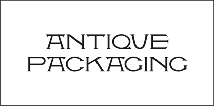 Antique Packaging JNL Font Poster 4