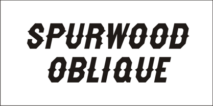 Spurwood JNL Font Poster 2