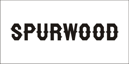 Spurwood JNL Font Poster 4