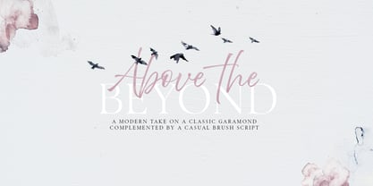 Above the Beyond Font Poster 1