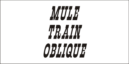Mule Train JNL Fuente Póster 2