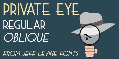 Private Eye JNL Font Poster 5