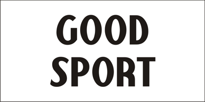 Good Sport JNL Font Poster 4