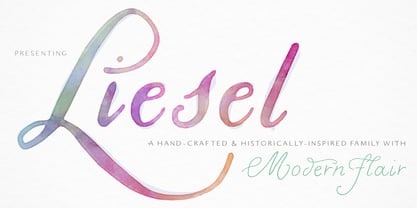 Liesel Font Poster 1