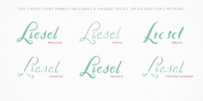 Liesel Font Poster 2