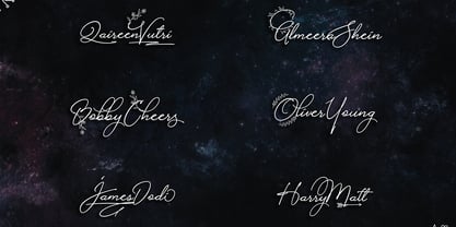 Alistair Signature Font Poster 1