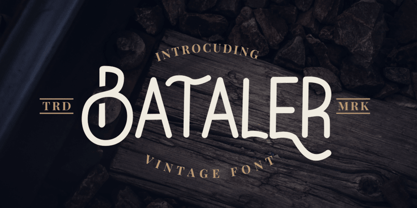 Bataler Font Poster 1