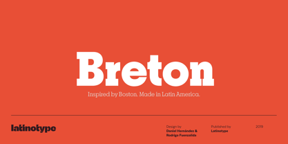 Breton Font Poster 14