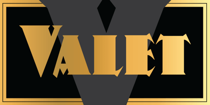 Valet Font Poster 1