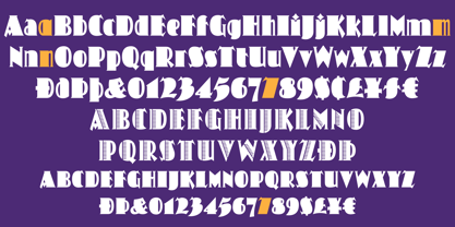 Valet Font Poster 4