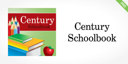 Century Schoolbook Pro Font Poster 5