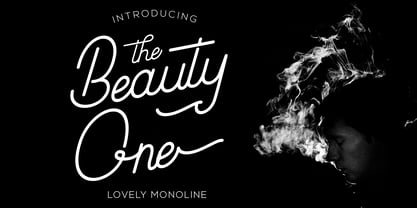 Beauty One Font Poster 9
