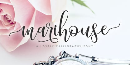 Marihouse Script Font Poster 7