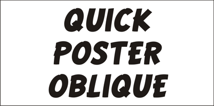 Quick Poster JNL Font Poster 2