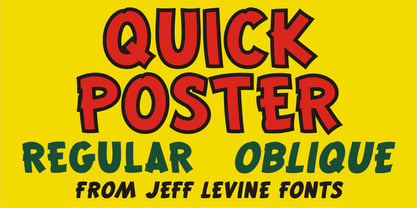 Quick Poster JNL Font Poster 5