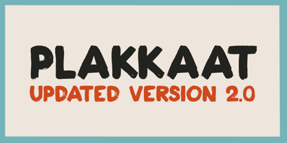 Plakkaat Font Poster 1