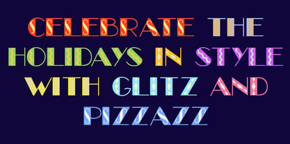 Glitzy Font Poster 2