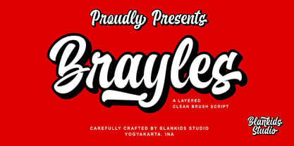 Brayles Font Poster 12