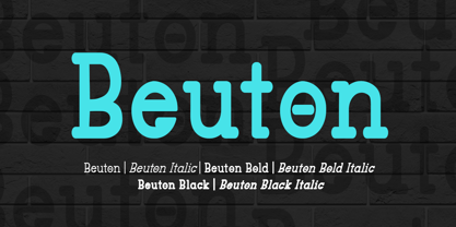 Beuton Font Poster 5
