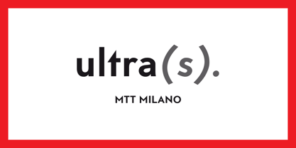MTT Milano Font Poster 2