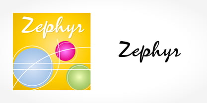 Zephyr Font Poster 5