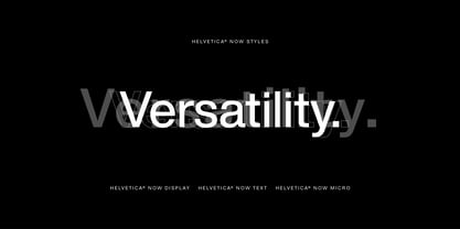 Helvetica Now Font Poster 5