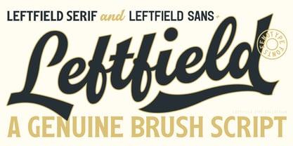 Leftfield Font Poster 10