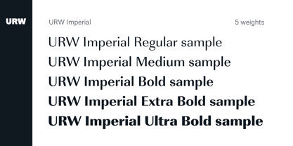 URW Imperial T Font Poster 4