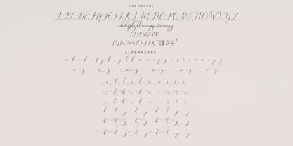 Bitthai Script Font Poster 1
