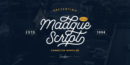 Madgue Font Poster 5