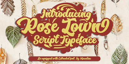 Rose Town Font Poster 1