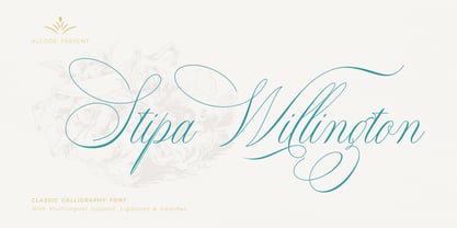 Stipa Willington Font Poster 10