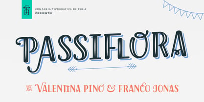 Passiflora Font Poster 12