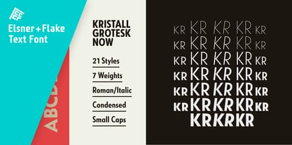 Kristall Now Pro Font Poster 2