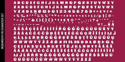 Mushmouth PB Font Poster 5