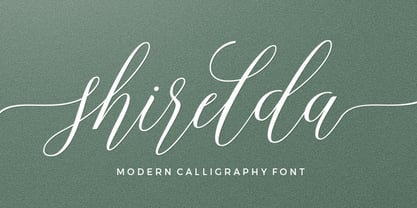 Shirelda Script Font Poster 5