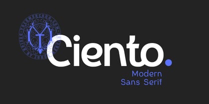 Ciento Font Poster 8