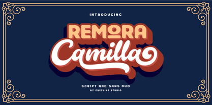 Remora Camilla Font Poster 1